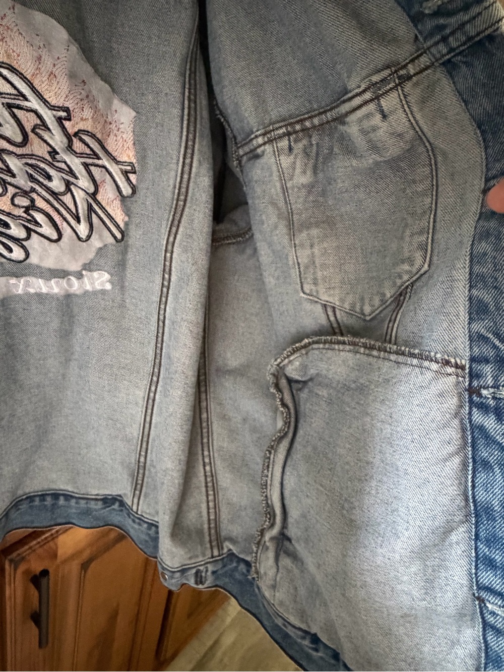 Harley-Davidson Light Blue Denim Jacket - - Picture 8 of 10